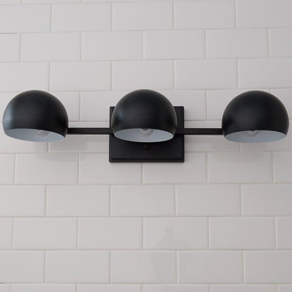 BS19186.1.BS19186BK Just Enough Retro Vanity Light – view 2