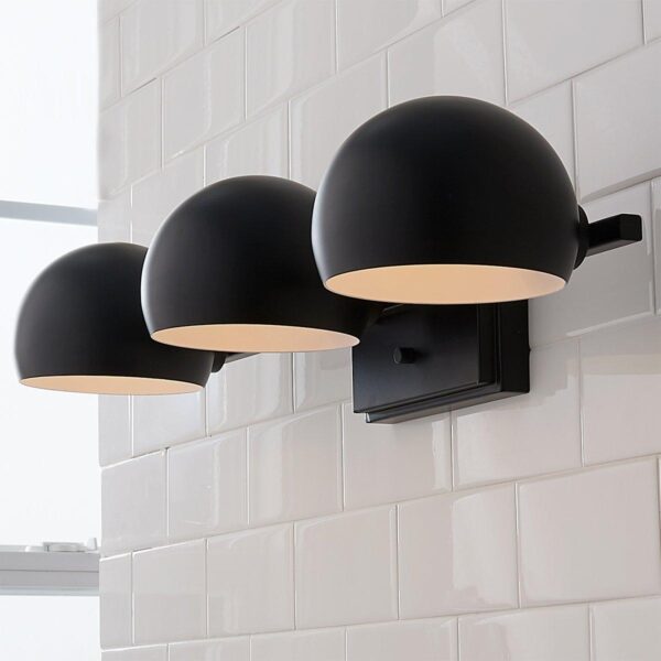 BS19186.2.BS19186BK Just Enough Retro Vanity Light – view 3