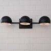 BS19186.3.BS19186BK Just Enough Retro Vanity Light – view 4