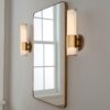 Contemporary Hexagon LED Bath Sconce – view 2
