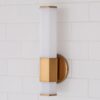 Contemporary Hexagon LED Bath Sconce – view 3