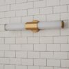 Contemporary Hexagon LED Vanity Light – Small – view 2