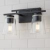 BS19303.0.BS19303BK T Bar Taper Vanity Light – 2 Light