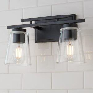 T Bar Taper Vanity Light – 2 Light