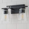BS19303.1.BS19303BK T Bar Taper Vanity Light – 2 Light – view 2