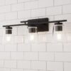 BS19304.0.BS19304BK T Bar Taper Vanity Light – 3 Light