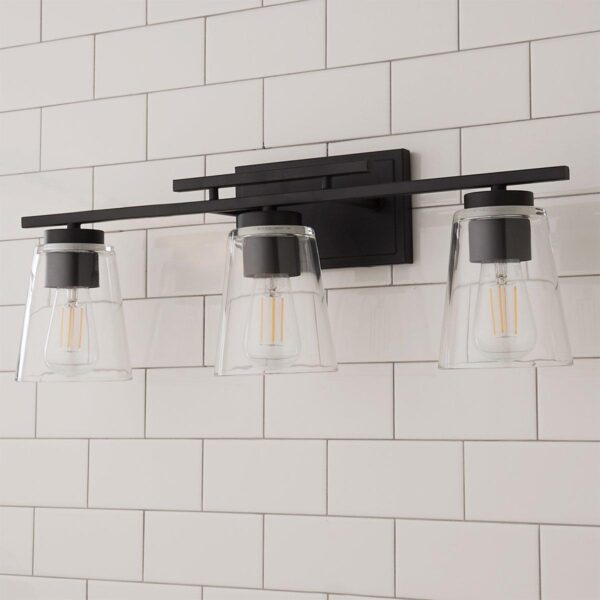 BS19304.1.BS19304BK T Bar Taper Vanity Light – 3 Light – view 2