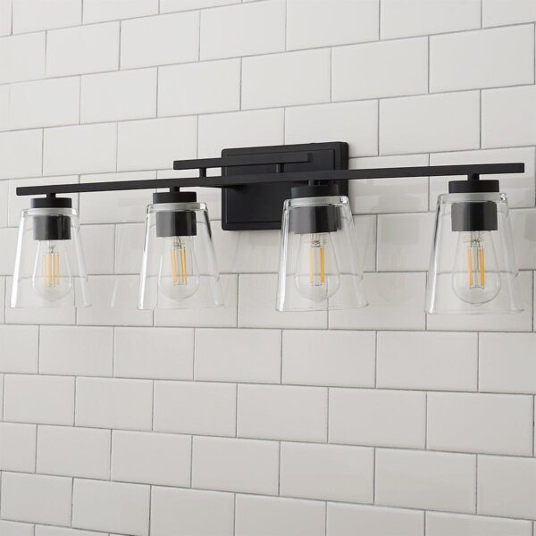 BS19305.1.BS19305BK T Bar Taper Vanity Light – 4 Light – view 2