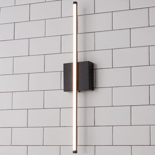 BS19318.0.BS19318BK LED Wand Bath Sconce