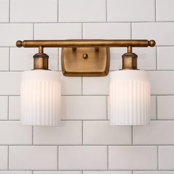 BS19322.2.BS19322BB Ridged Austin Vanity Light – 2 Light – view 3