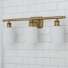 Ridged Austin Vanity Light – 3 Light – view 2
