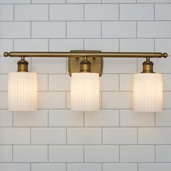 Ridged Austin Vanity Light – 3 Light – view 3
