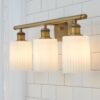 Ridged Austin Vanity Light – 3 Light – view 4