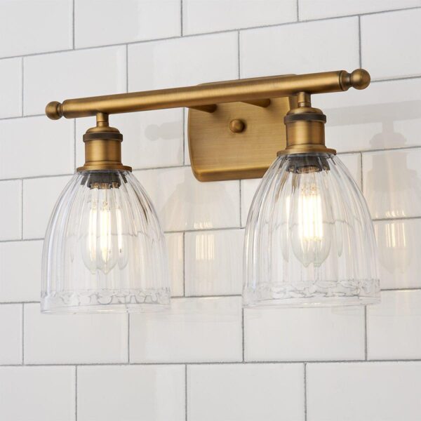 BS19325.0.BS19325BB Vintage Update Vanity Light – 2 Light