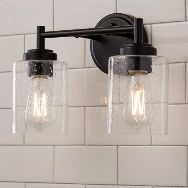 BS20082.0.BS20082BK Cassandra Vanity Light – 2 Light