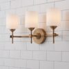 Jerdora Opal Glass Vanity Light – 3 Light