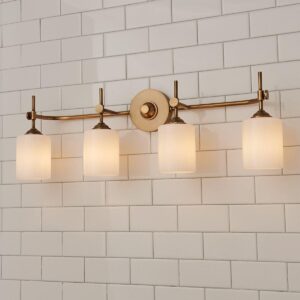 BS20106.0.BS20106AB Jerdora Opal Glass Vanity Light – 4 Light
