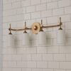 Jerdora Opal Glass Vanity Light – 4 Light – view 2
