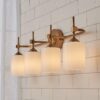 Jerdora Opal Glass Vanity Light – 4 Light – view 3
