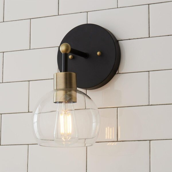 BS20164C.0.BS20164CBC Young House Love Clear Glass Bubble Sconce