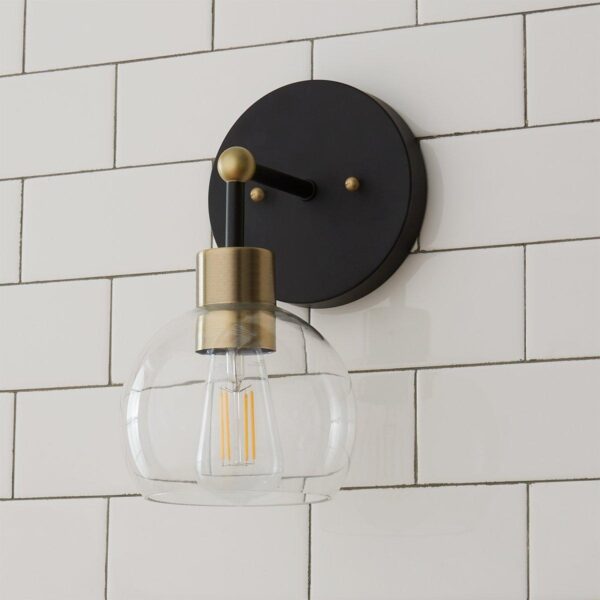BS20164C.1.BS20164CBC Young House Love Clear Glass Bubble Sconce – view 2