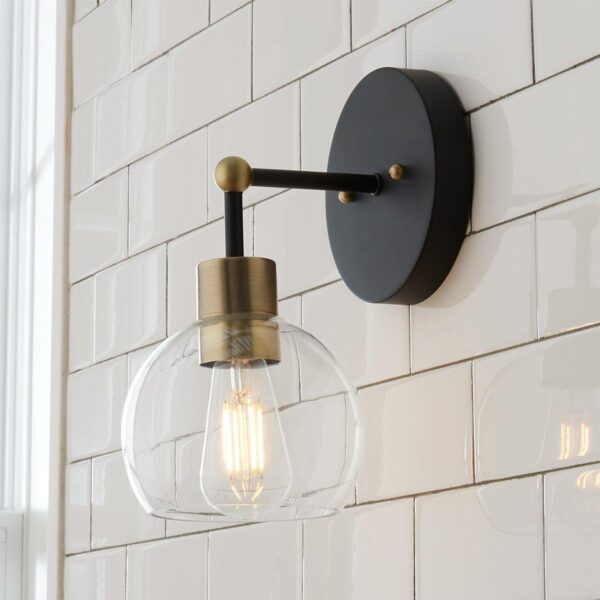 BS20164C.2.BS20164CBC Young House Love Clear Glass Bubble Sconce – view 3