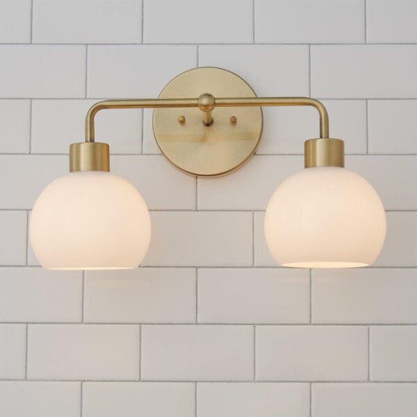 BS20165.2.BS20165SO Young House Love Opal Glass Bubble Vanity Light – 2 Light – view 3
