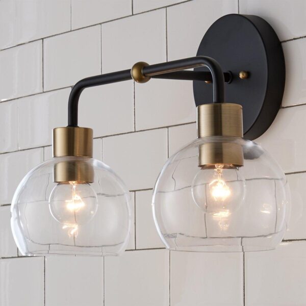BS20165C.1.BS20165CBC Young House Love Clear Glass Bubble Vanity Light – 2 Light – view 2