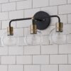 BS20166C.3.BS20166CBC Young House Love Clear Glass Bubble Vanity Light – 3 Light – view 4
