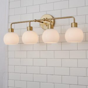 BS20167.0.BS20167SO Young House Love Opal Glass Bubble Vanity Light – 4 Light