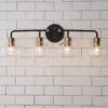 Young House Love Clear Glass Bubble Vanity Light – 4 Light – view 3