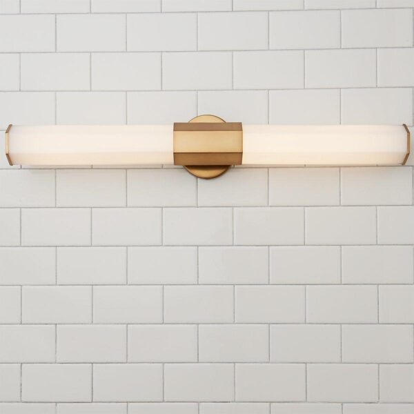 Contemporary Hexagon LED Vanity Light – Large – view 4