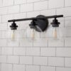 Simple Globe Vanity Light – 3 Light – view 2