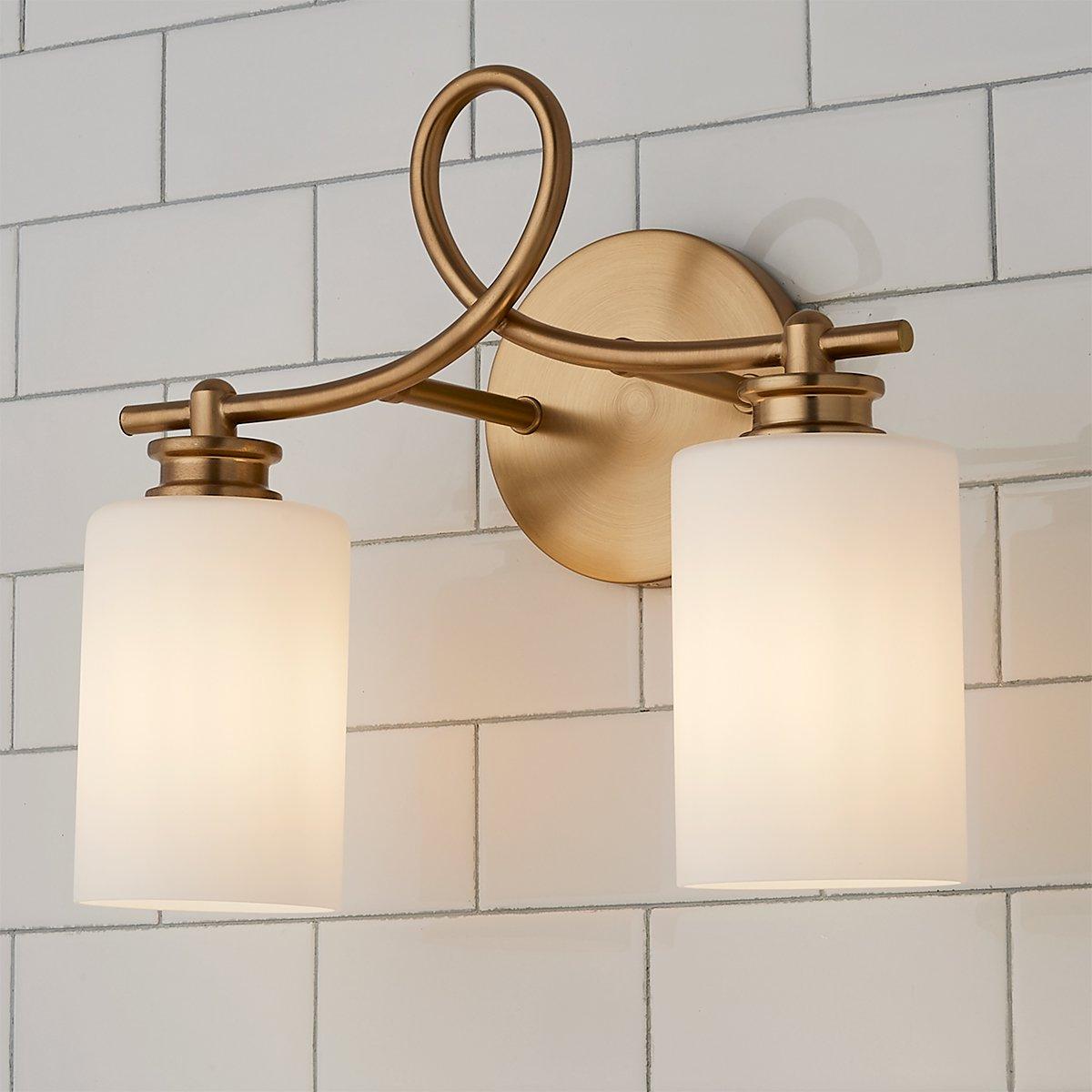 Looped Arm Vanity Light – 2 Light