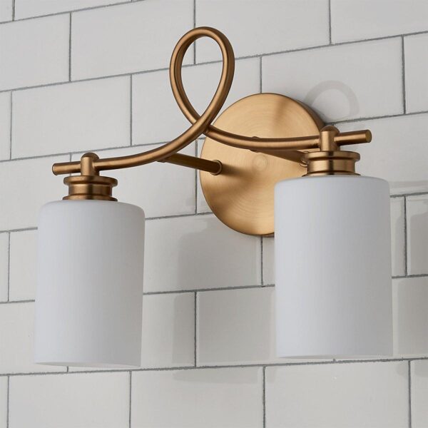 Looped Arm Vanity Light – 2 Light – view 2