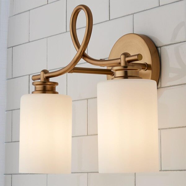 Looped Arm Vanity Light – 2 Light – view 3