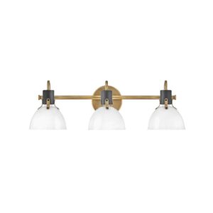 BS22002.0.BS22002AB Vienna White Glass Vanity Light – 3 Light