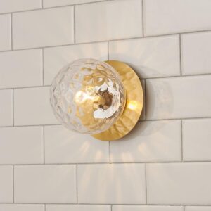 BS22037.0.BS22037AB Quinn Bath Sconce – Clear Glass