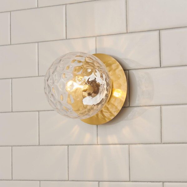 BS22037.0.BS22037AB Quinn Bath Sconce – Clear Glass