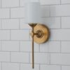 Jerdora Opal Glass Bath Sconce – view 2
