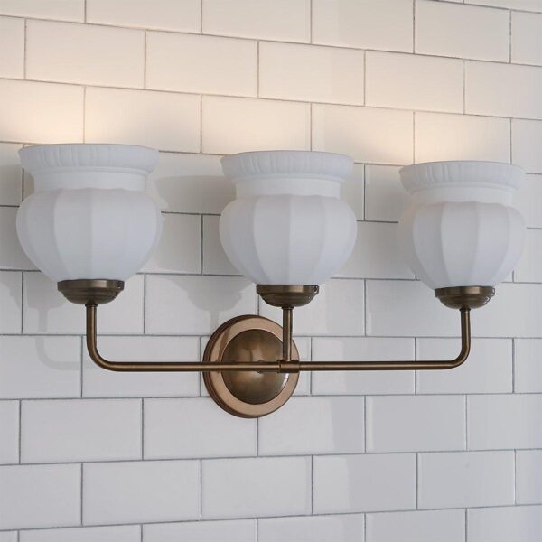 BS22106A.0.BS22106ABW Chris Loves Julia Marlo Vanity Light – 3 Light – Ceramic