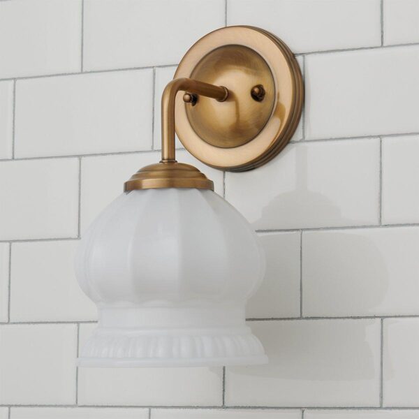 BS22107A.1.BS22107ABM Chris Loves Julia Marlo Bath Sconce – Milk Glass – view 2