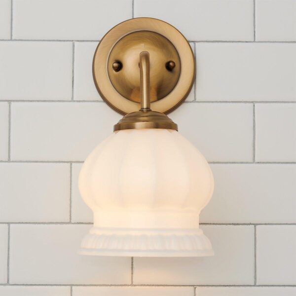 BS22107A.2.BS22107ABM Chris Loves Julia Marlo Bath Sconce – Milk Glass – view 3