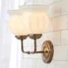 BS22108A.2.BS22108ABM Chris Loves Julia Marlo Vanity Light – 2 Light – Milk Glass – view 3