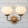 BS22108A.3.BS22108ABM Chris Loves Julia Marlo Vanity Light – 2 Light – Milk Glass – view 4