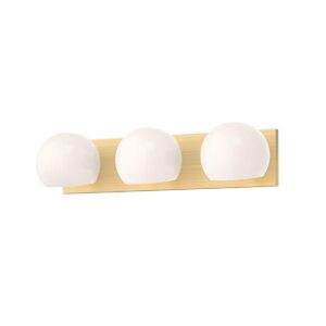 BS23010.0.BS23010BO Xaviero Glass Vanity Light – 3 Light – Opal