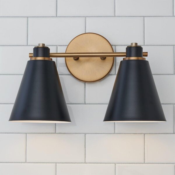 Jenovia Vanity Light – 2 Light – view 3