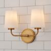 Jeida Opal Glass Vanity Light – 2 Light
