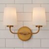 Jeida Opal Glass Vanity Light – 2 Light – view 3