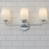 Jeida Opal Glass Vanity Light – 3 Light – view 3